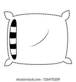 comfortable pillow isolated icon