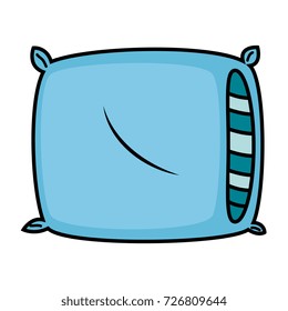 comfortable pillow isolated icon
