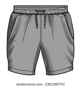 Comfortable shorts pants icon isolated