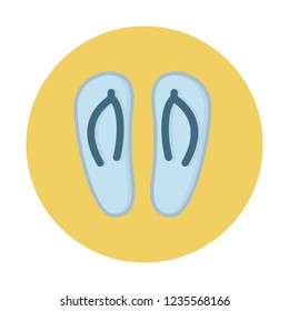 Comfortable slippers isolated