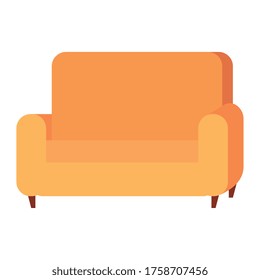 comfortable sofa, luxury couch, modern house sofa, domestic couch furniture, cozy luxury couch vector illustration design