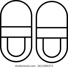 Comfortable spa slippers — warmth, hygiene, and relaxation for every step. Transparent background.