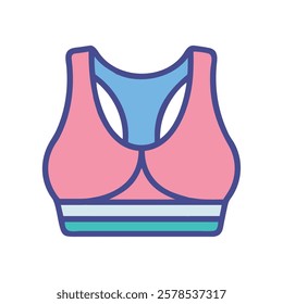 Comfortable sports bra for athletic wear and fitness