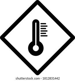 temperatura confortable para un diseño de vectores de piscina, reglas de seguridad de piscina y playa sobre fondo blanco, signo de medidor de temperatura