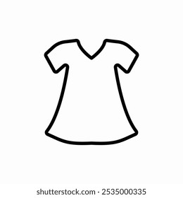 comfy dress icon sign vector