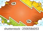 Comic abstract background design. vector illustration