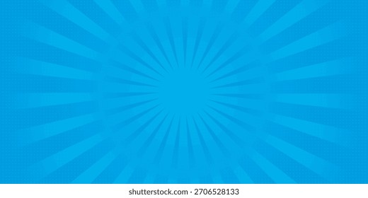 Fondo abstracto cómico. Textura de arte Pop. Estilo de dibujos animados Starburst. Diseño anime con efecto de explosión para impresión abstracta simple