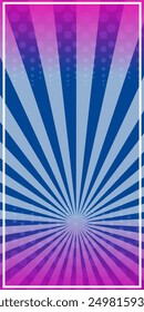 Fondo azul abstracto cómico. fondo de dibujos animados de estilo pop art de medio tono. Abstractas estilo cómico de medio tono backdrop.Fondo de pantalla de arte cómico azul.