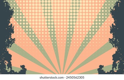 Comic abstract cartoon background design