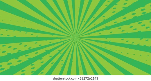 Comic abstract gren yellow background - Comic Syle
