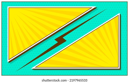 Comic abstract pop art blank background