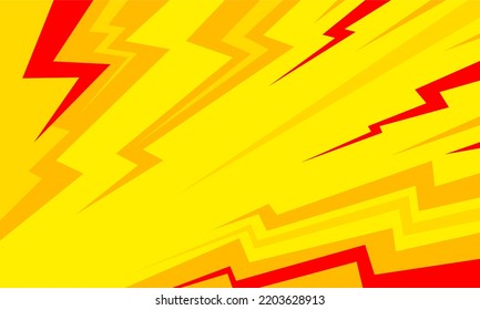 Comic abstract pop art yellow background