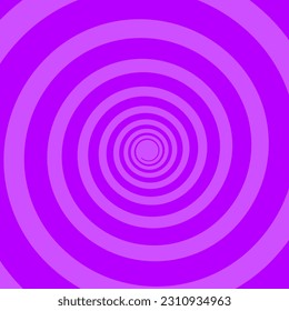 Comic abstract purple background with twisted radial rays and halftone humor effects.