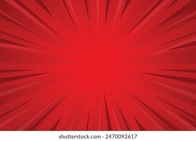 Comic Comic red background