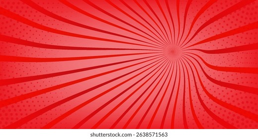 Comic abstract red background - Comic Style