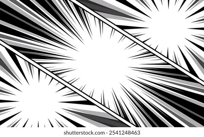 plano de fundo da página de cena abstrata em quadrinhos