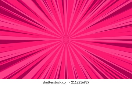 Comic Abstract zoom pink background