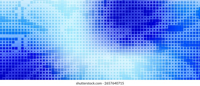 Comic anime water explosion radiating from bright center - dynamic liquid splashes creating circular burst pattern. Blue background with light azure droplets scattered among flowing stream effect.