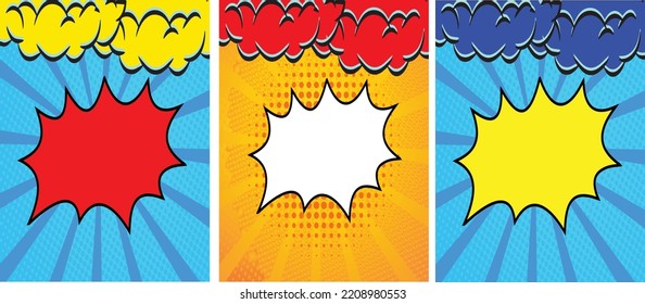 Comic Art book cover design