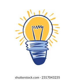 Comic art Bulb Lights ,good for graphic design resources, posters, pamflets, stickers, prints, books title, and more.
