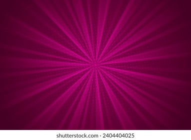 Comic background abstract . Bright color. red gradation. Halftone. Zoom effect pattern