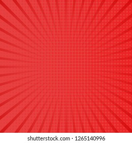 Comic background, abstract concept. Vintage comic book background. For banner,cover and flyer.Retro pop art style for wallpaper, poster and magazine page.Stripe rays,pop art design.Vector illustration