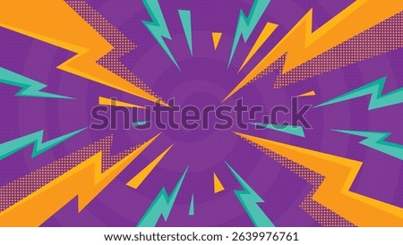 comic background colorful cartoon playful pop art style 