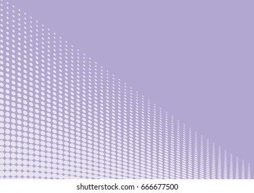 Comic background. Halftone dotted retro pattern with circles, dots, design element for web banners, posters, cards, wallpapers, backdrops, sites. Pop art style. Vector illustration Purple, lilac color