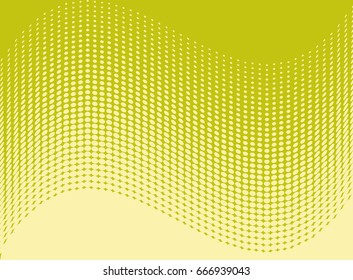 Comic background. Halftone dotted retro pattern with circles, dots, design element for web banners, posters, cards, wallpapers, backdrops, sites. Pop art style. Vector illustration Green color