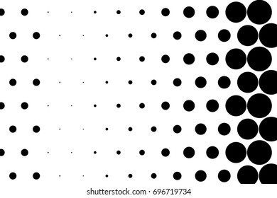 Comic Background Halftone Dotted Retro Pattern Stock Vector (Royalty ...