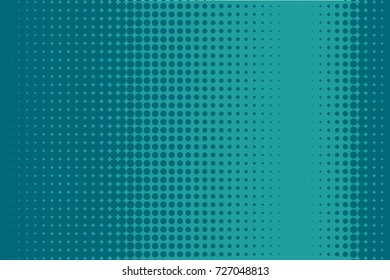 Comic background. Halftone dotted retro pattern with circles, dots, design element for web banners, posters, cards, wallpapers, backdrops, sites. Pop art style. Vector illustration. Blue color