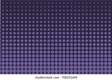 Comic background. Monochrome halftone background. Indigo, dark blue and purple color. Panels with dots, points, circles, rounds. Design element for web banners, posters, cards, wallpaper, sites.  