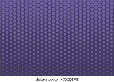 Comic background. Monochrome halftone background. Indigo, dark blue and purple color. Panels with dots, points, circles, rounds. Design element for web banners, posters, cards, wallpaper, sites.  