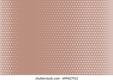 Comic background. Monochrome halftone background. Light brown, pink-beige, cream color. Panels with dots, points, circles, rounds. Design element for web banners, posters, cards, wallpaper, sites. 