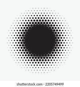 Comic background. Pattern with circles, halftone dotted backdrop. Radiating from the center starburst, sun burst rays, lines. Vector illustration.