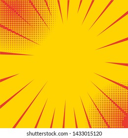 comic background in pop art line style, vector
