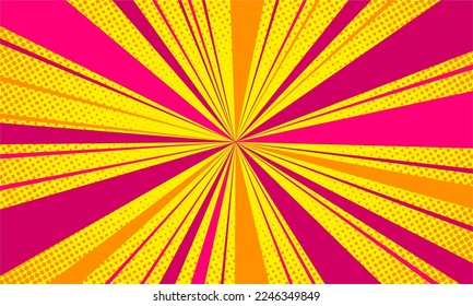 Comic background. Pop art or retro comics style effect. Vector illustration.