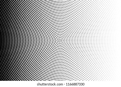 Comic background. Pop art style. Pattern with circles, halftone dotted backdrop. Radiating from the center starburst, sun burst rays, lines. Design for web banners, Wallpaper,sites Vector illustration