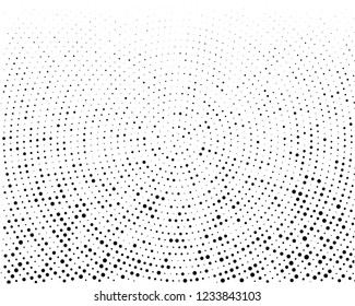 Comic background. Pop art style. Pattern with circles, halftone dotted backdrop. Radiating from the center points of different scale, lines. Design for web banners, Wallpaper,sites Vector illustration