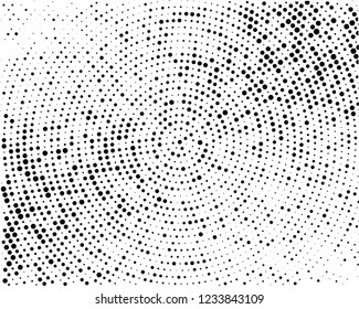 Comic background. Pop art style. Pattern with circles, halftone dotted backdrop. Radiating from the center points of different scale, lines. Design for web banners, Wallpaper,sites Vector illustration