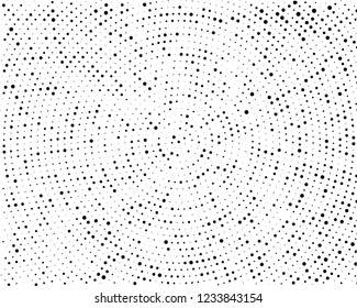 Comic background. Pop art style. Pattern with circles, halftone dotted backdrop. Radiating from the center points of different scale, lines. Design for web banners, Wallpaper,sites Vector illustration