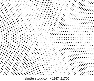 Comic background. Pop art style. Pattern with circles, halftone dotted backdrop. Radiating from the center starburst, sun burst rays, lines. Design for web banners, Wallpaper,sites Vector illustration