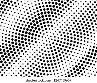 Comic background. Pop art style. Pattern with circles, halftone dotted backdrop. Radiating from the center starburst, sun burst rays, lines. Design for web banners, Wallpaper,sites Vector illustration