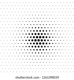 Comic background. Pop art style. Pattern with circles, halftone dotted backdrop. Radiating from the center starburst, sun burst rays. Design for web banners, Wallpaper, sites Vector illustration