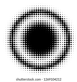 Comic background. Pop art style. Pattern with circles, halftone dotted backdrop. Radiating from the center starburst, sun burst rays, lines. Design for web banners, Wallpaper,sites Vector illustration