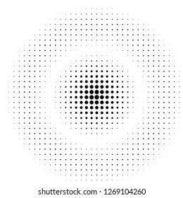 Comic background. Pop art style. Pattern with circles, halftone dotted backdrop. Radiating from the center starburst, sun burst rays, lines. Design for web banners, Wallpaper,sites Vector illustration