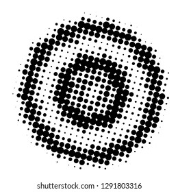 Comic background. Pop art style. Pattern with circles, halftone dotted backdrop. Radiating from the center starburst, sun burst rays, lines. Design for web banners, Wallpaper,sites Vector illustration