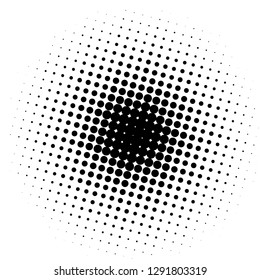 Comischer Hintergrund. Pop Art Stil. Muster mit Kreisen, halbpunktierte Hintergrund. Aus dem Mittelschiff strahlend, sonnige Strahlen, Linien. Design für Webbanner, Bildschirmhintergrund, Vektorgrafik-Seiten