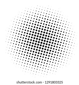Comic background. Pop art style. Pattern with circles, halftone dotted backdrop. Radiating from the center starburst, sun burst rays, lines. Design for web banners, Wallpaper,sites Vector illustration