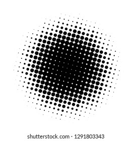 Comic background. Pop art style. Pattern with circles, halftone dotted backdrop. Radiating from the center starburst, sun burst rays, lines. Design for web banners, Wallpaper,sites Vector illustration